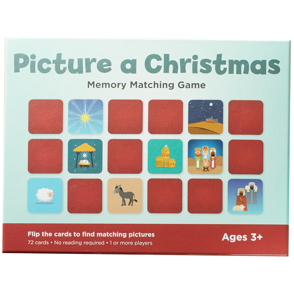 Picture a Christmas Memory Match Card Game