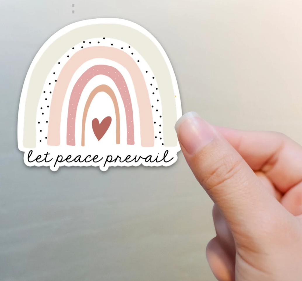Let Peace Prevail Sticker, , large image number 0