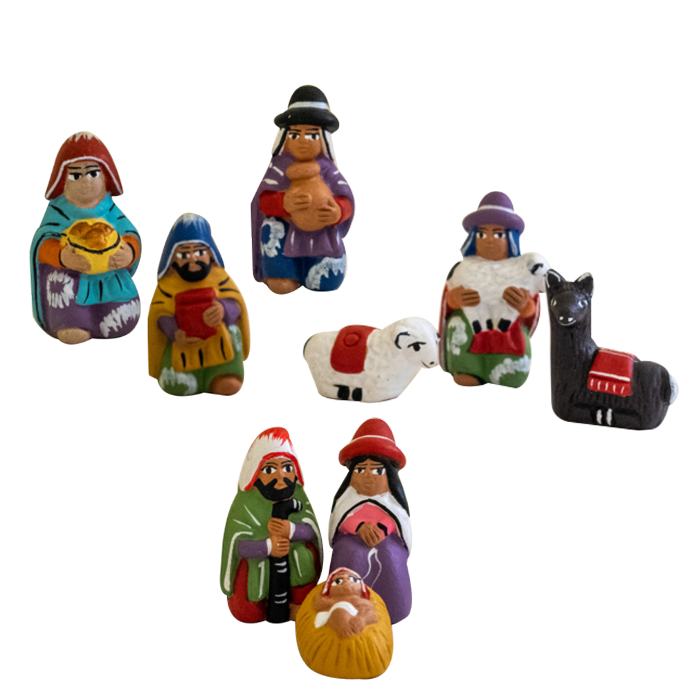 Peruvian Ceramic Nativity, , large image number 0