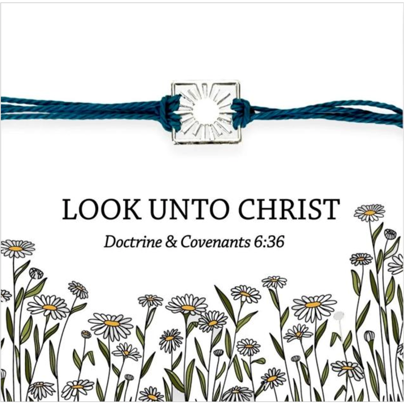 Look unto Christ 2025 Youth Theme Thread Bracelet