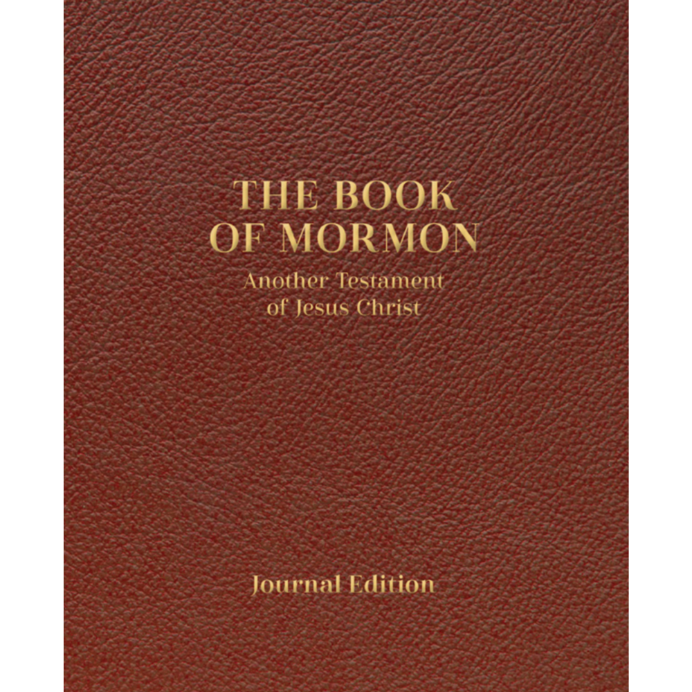 The Book of Mormon, Journal Edition, Faux Leather, Chestnut (Lined)