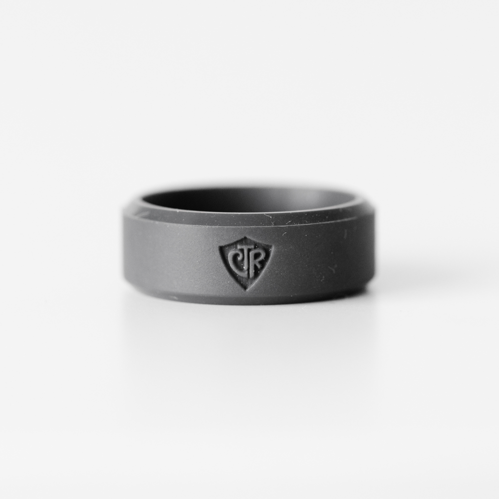 Silicone Bevel Slate CTR Ring, , large