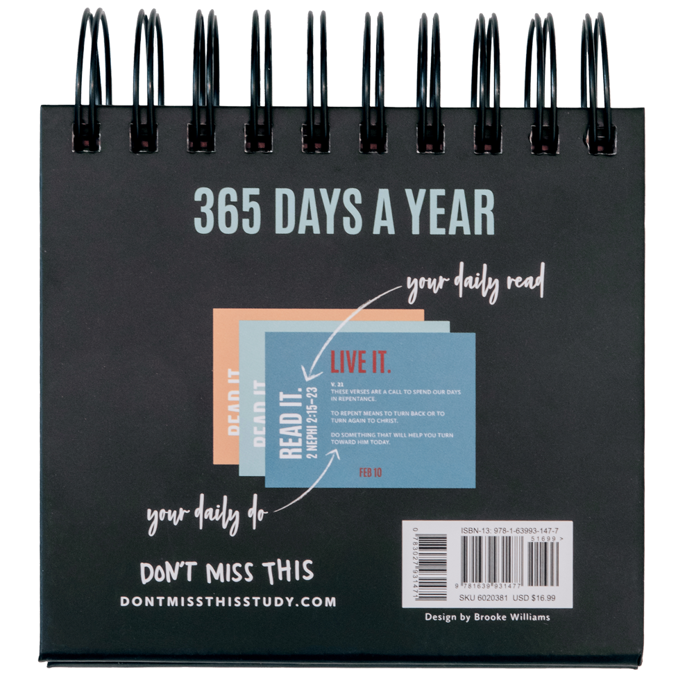 Don't Miss This Daily Book of Mormon Calendar 2024, , large image number 2
