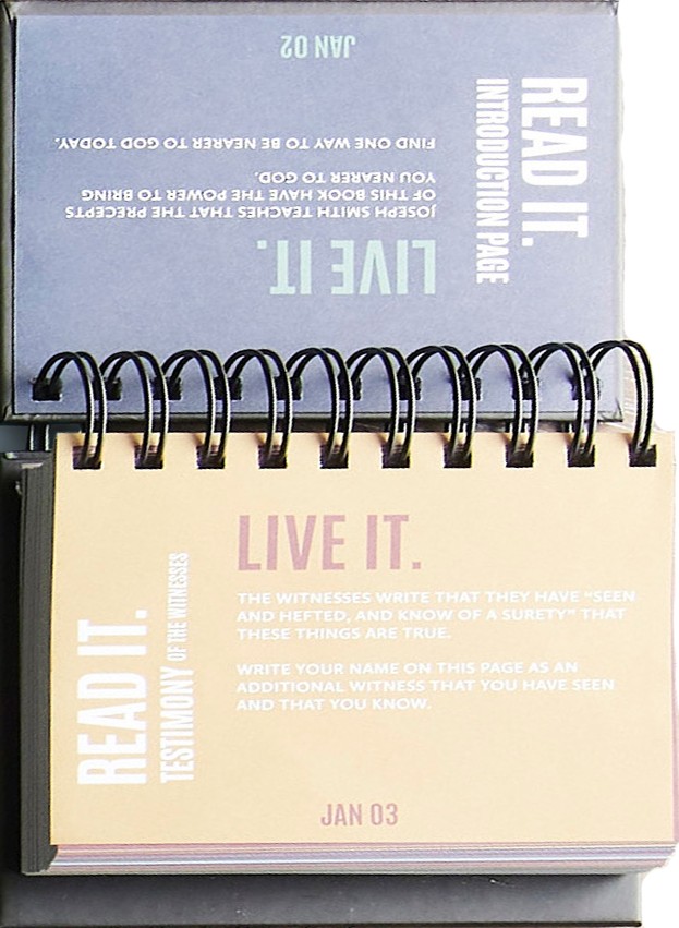 Don't Miss This Daily Book of Mormon Calendar 2024, , large image number 1