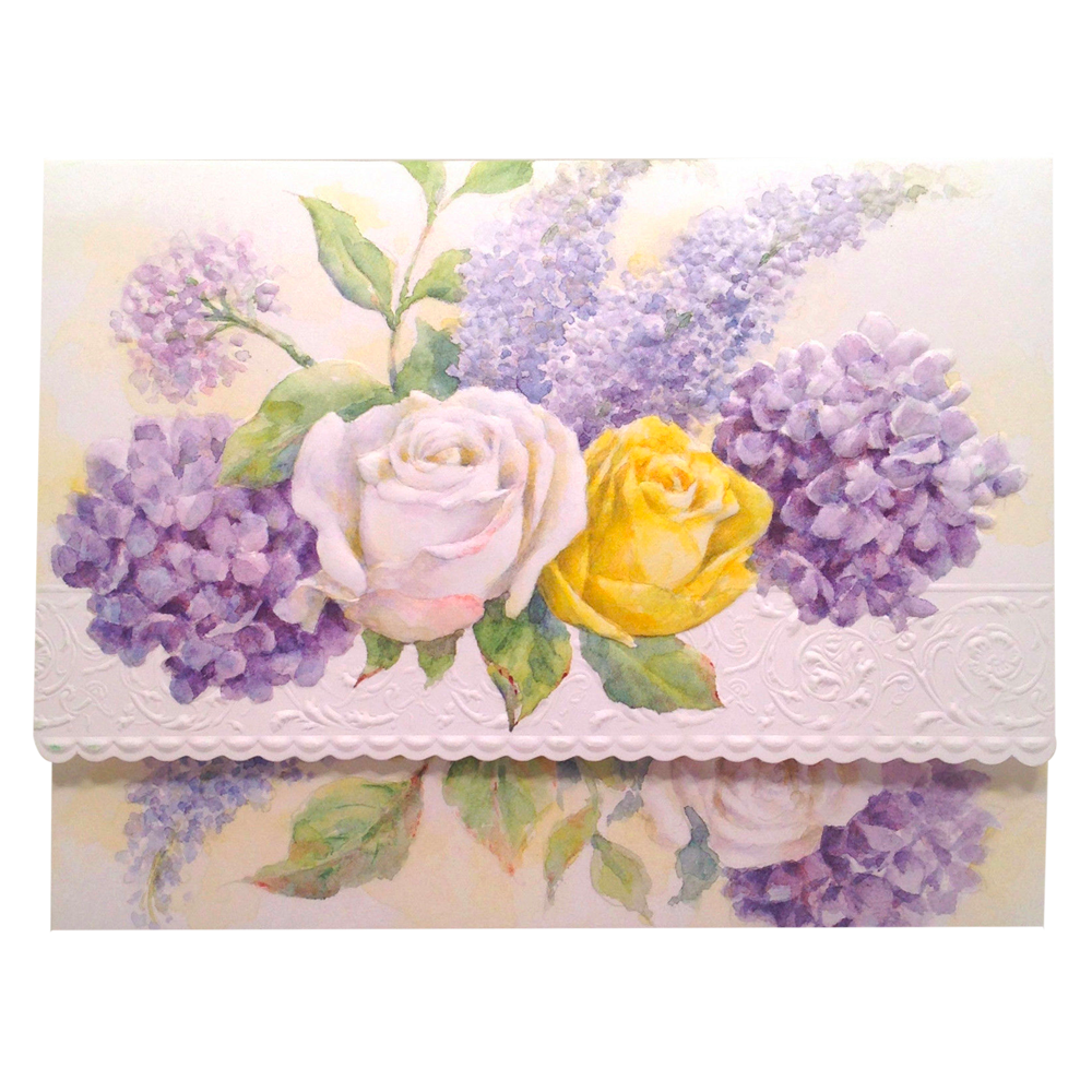 Roses and Hydrangeas Boxed Notes