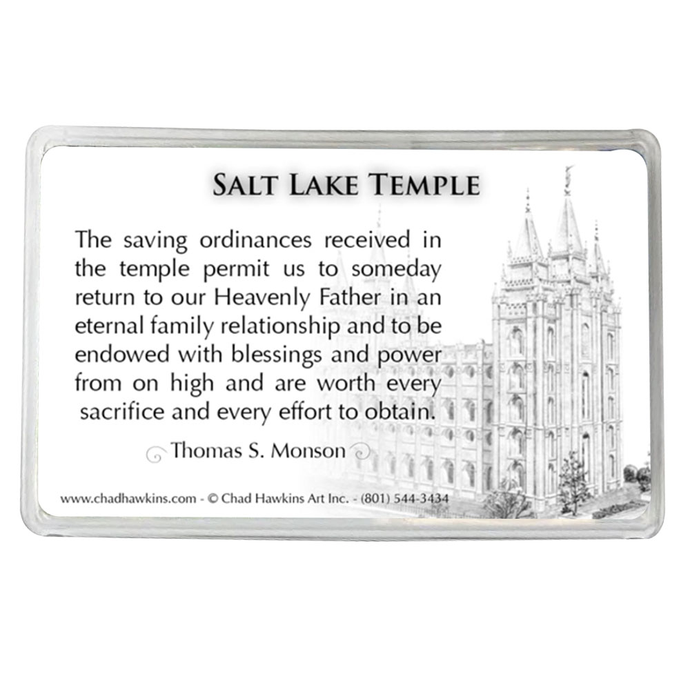 Salt Lake Temple Color Photo Recommend Holder, , large