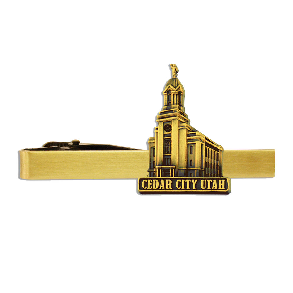 Cedar City Temple Tie Bar, , large image number 0