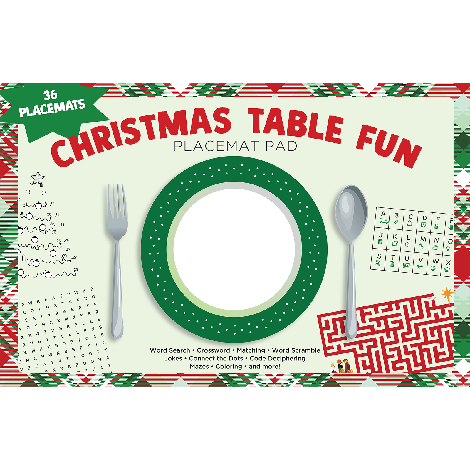 Christmas Placemat Pad, , large image number 0