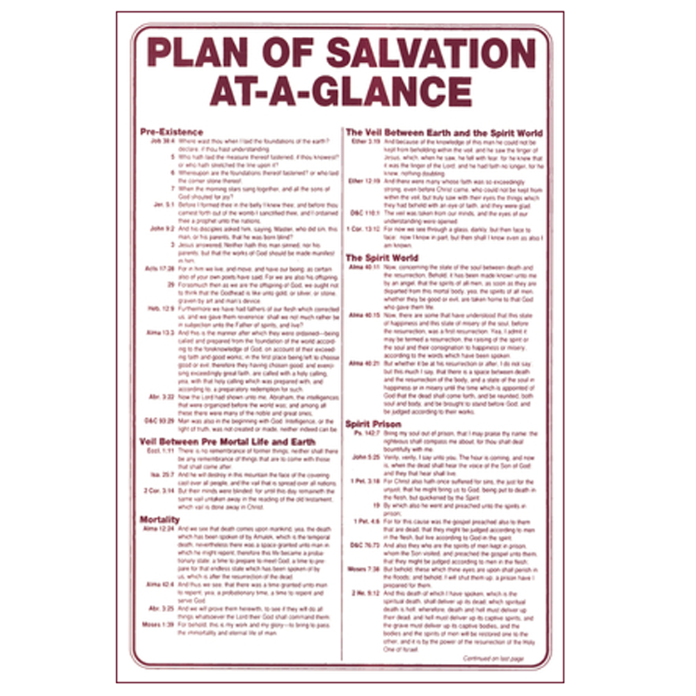At-a-Glance Plan of Salvation
