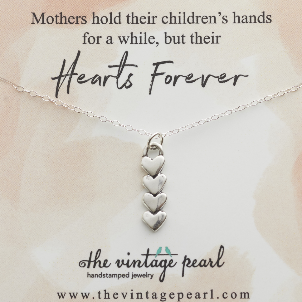 Four Hearts Forever Necklace