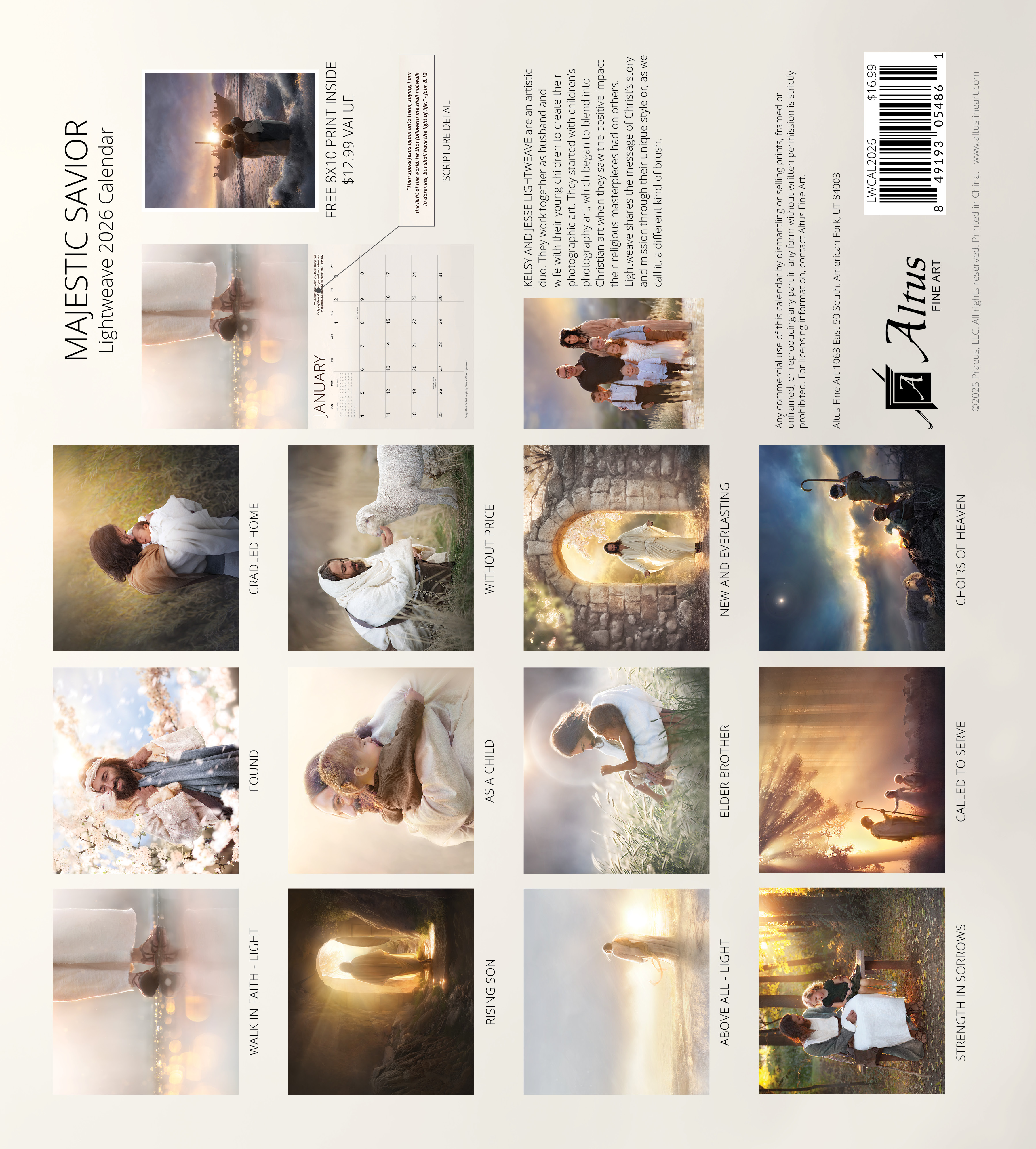 2026 Majestic Savior Calendar, , large image number 6