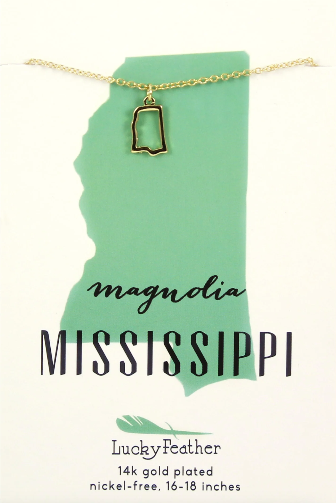 Mississippi State Necklace, , large image number 0