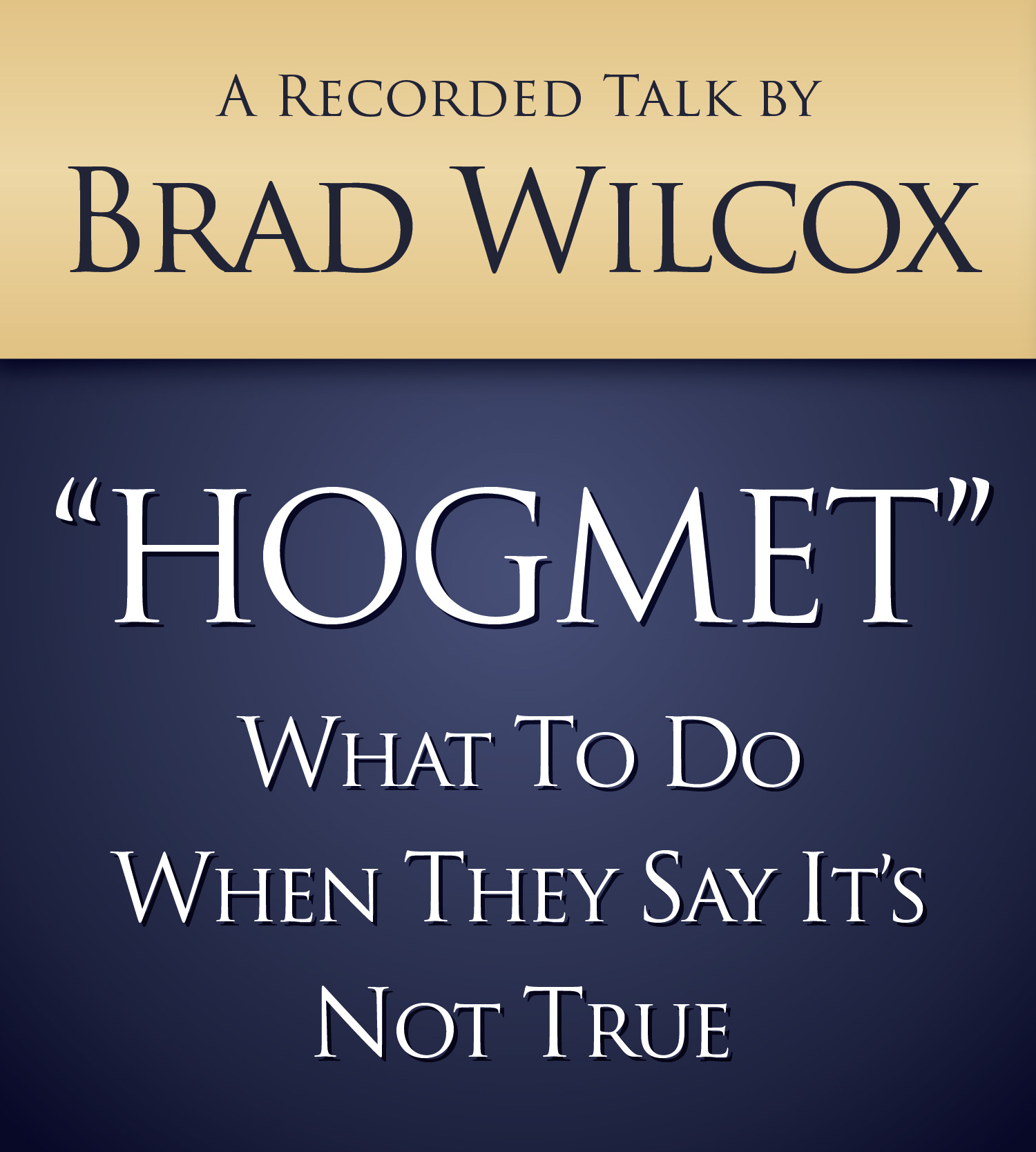 HOGMET:  What to Do When They Say It's Not True, , large image number 0