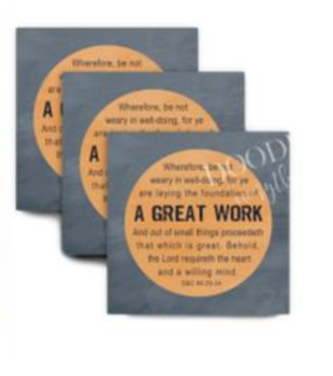 A Great Work 2021 Youth Theme Gray (3x3 Print), , large image number 0
