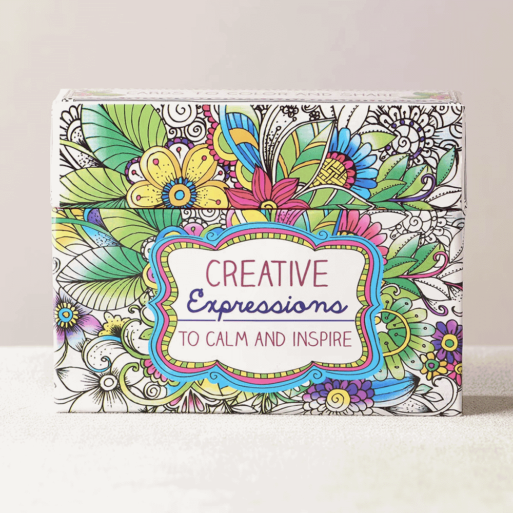 Creative Expressions to Calm and Inspire Boxed Coloring Cards, , large image number 5