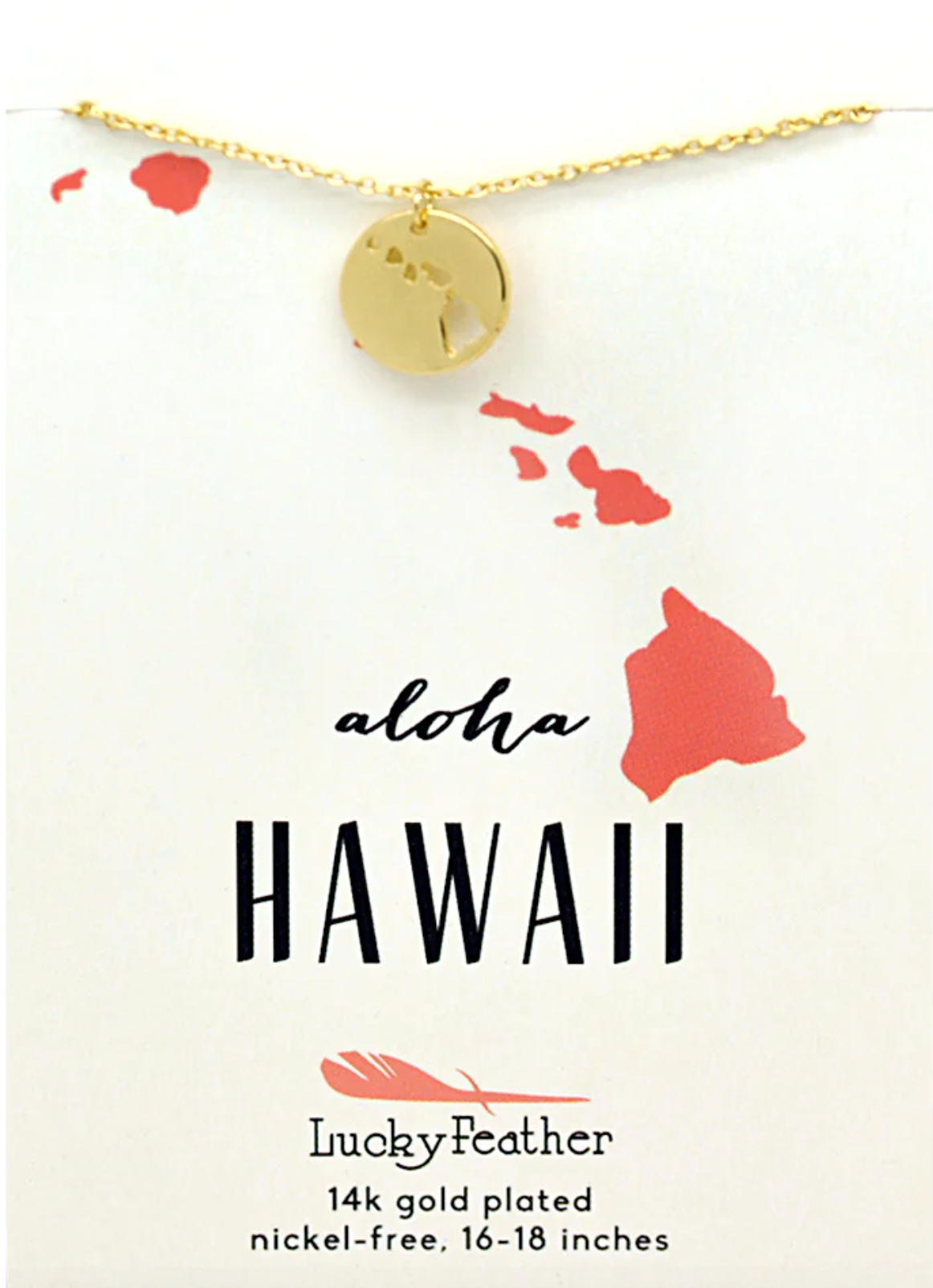 Hawaii State Necklace, , large image number 0