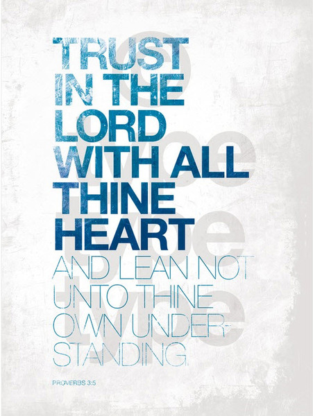 Trust In the Lord (5x7 Print)
