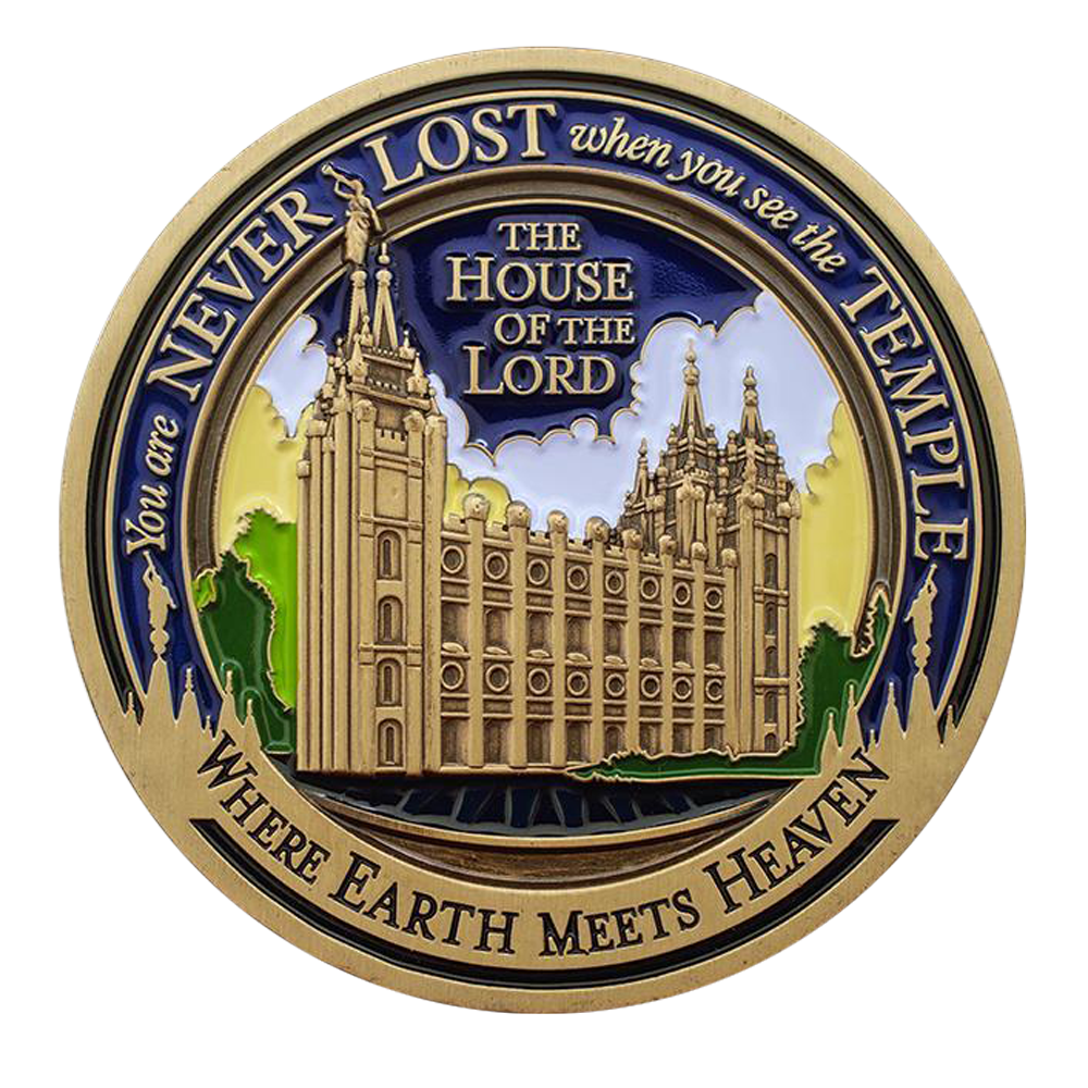 Salt Lake Utah Temple Medallion, , large image number 0