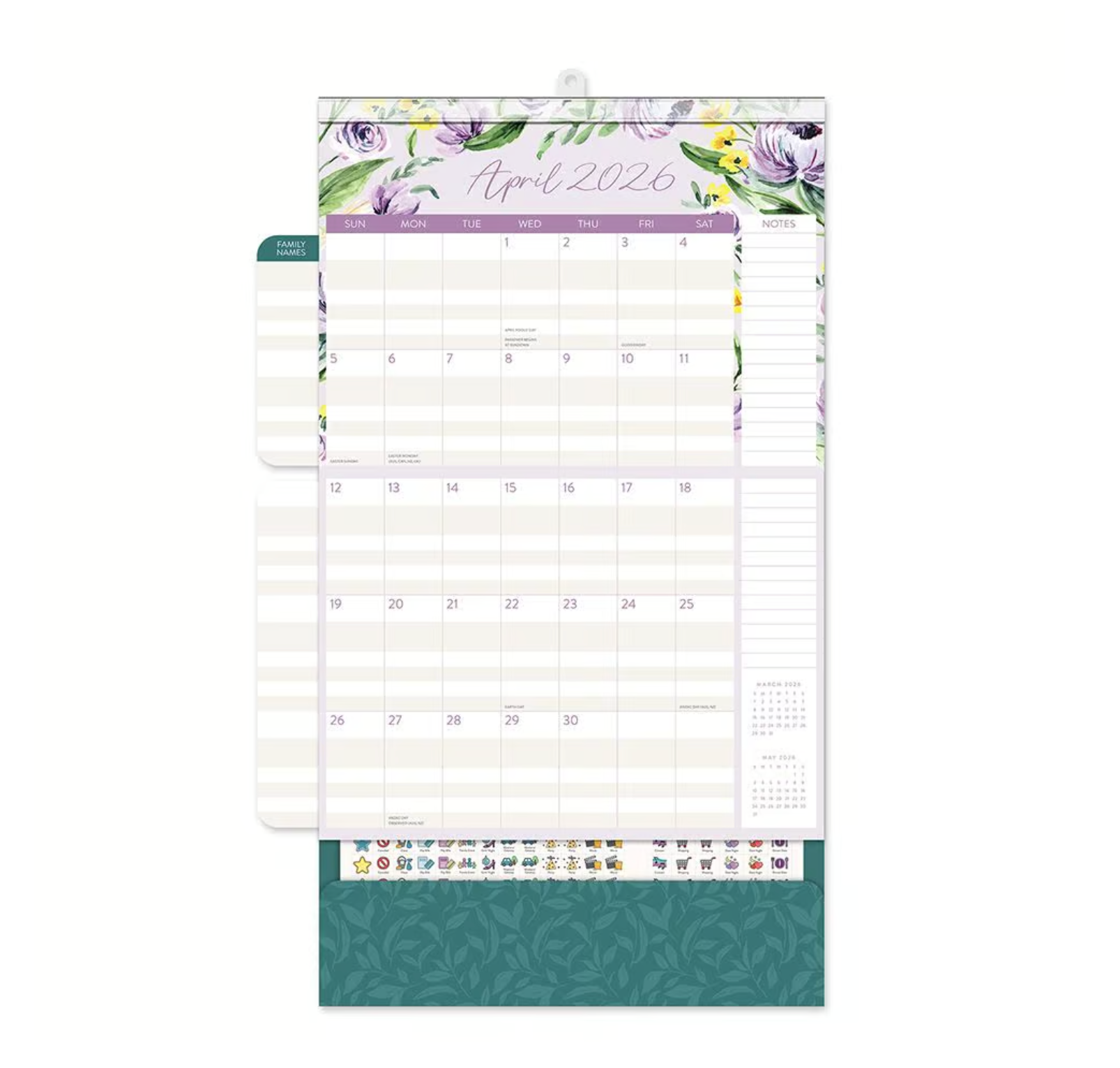 2026 Bella Flora Do It All Wall Calendar, , large