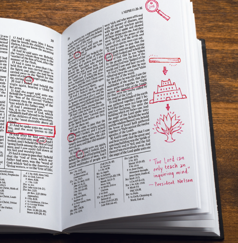 The Book of Mormon, Journal Edition, Faux Leather, Large Print (with index), , large