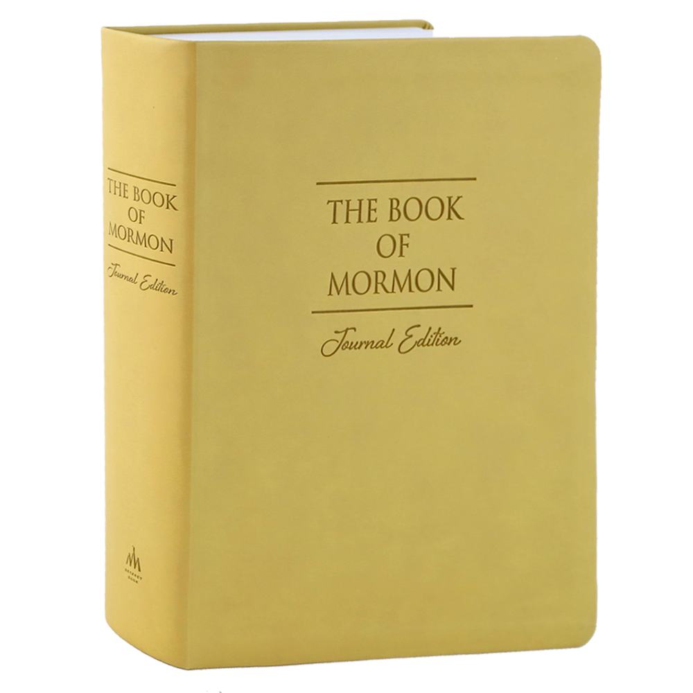The Book of Mormon, Journal Edition, Faux Leather, Large Print (with index)