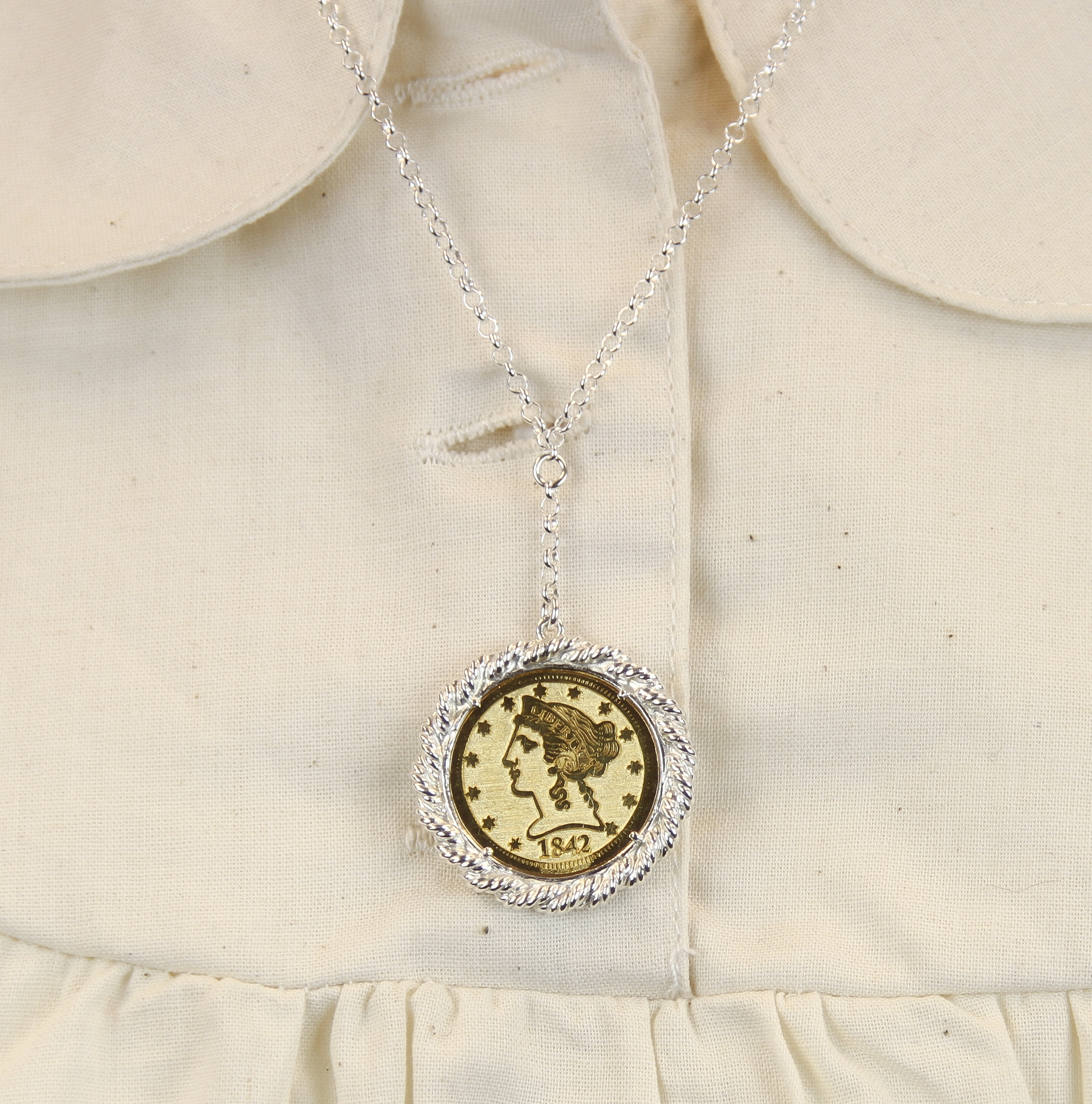 Emma's Coin Necklace, , large image number 1