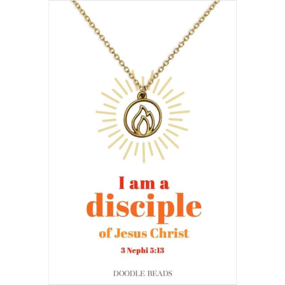 I Am a Disciple 2024 Youth Theme Flame Necklace, , large image number 0