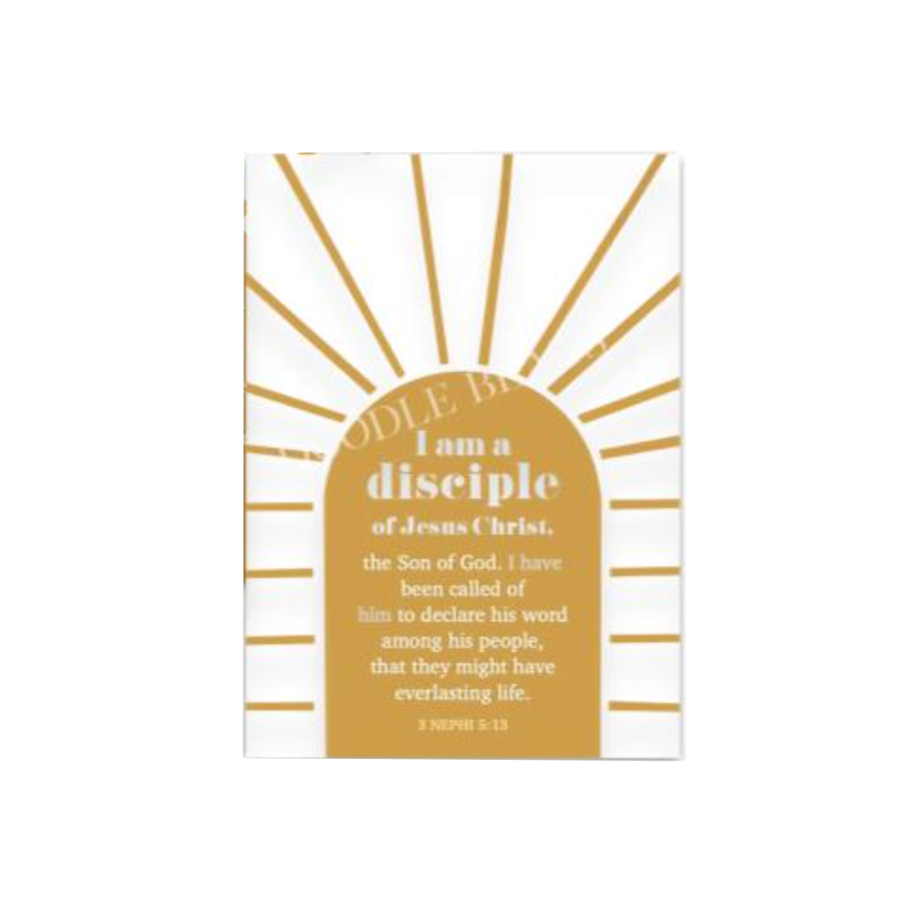 2024 Youth Theme I Am A Disciple 5x7 Print