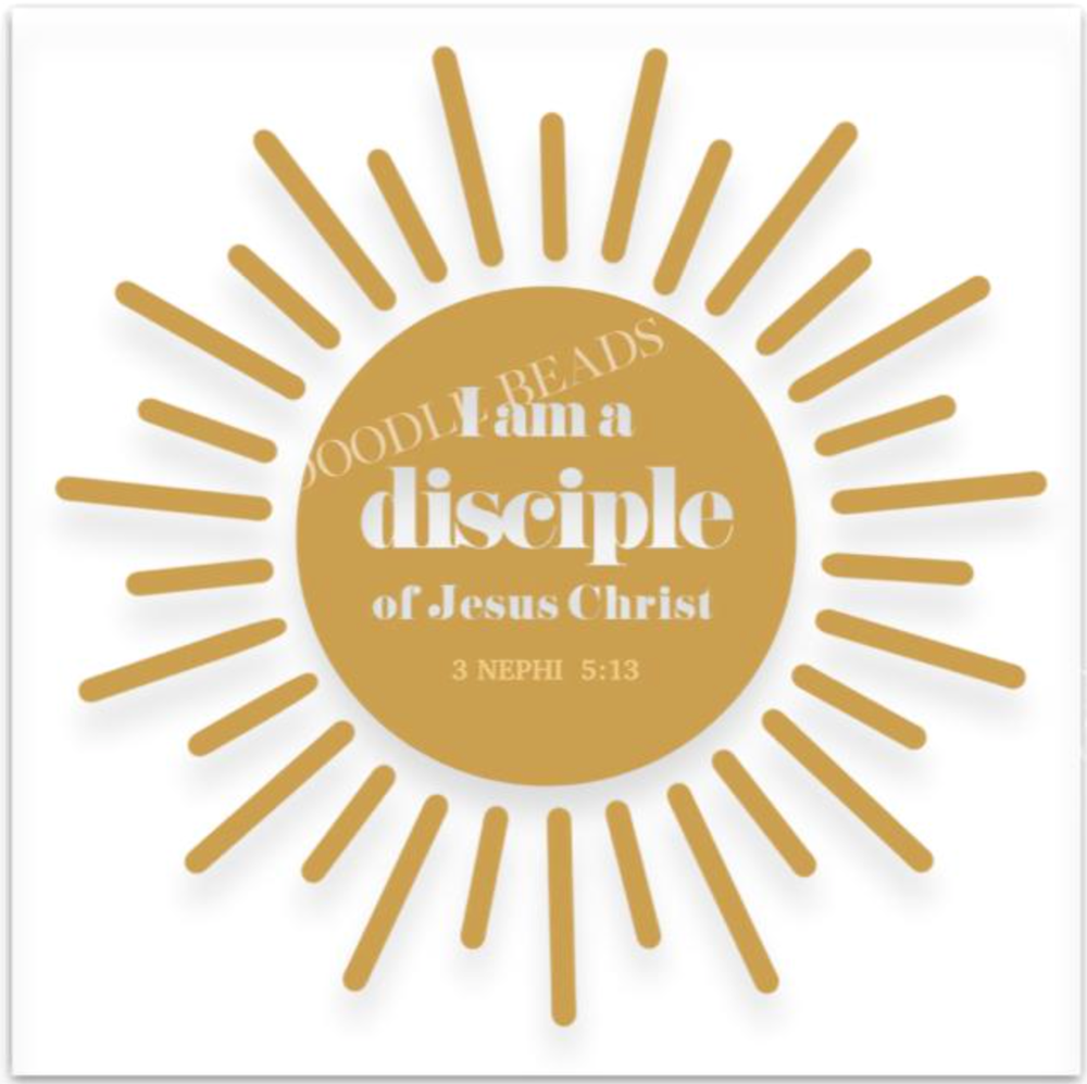 2024 Youth Theme I Am A Disciple 5x7 Print, , large