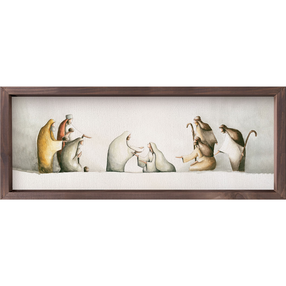 Love's Pure Light (5x12.8 Framed Canvas Print)