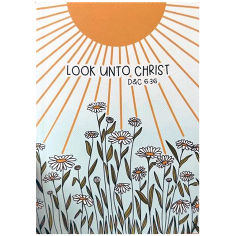 Look unto Christ 2025 Youth Theme Daisy Sun Journal