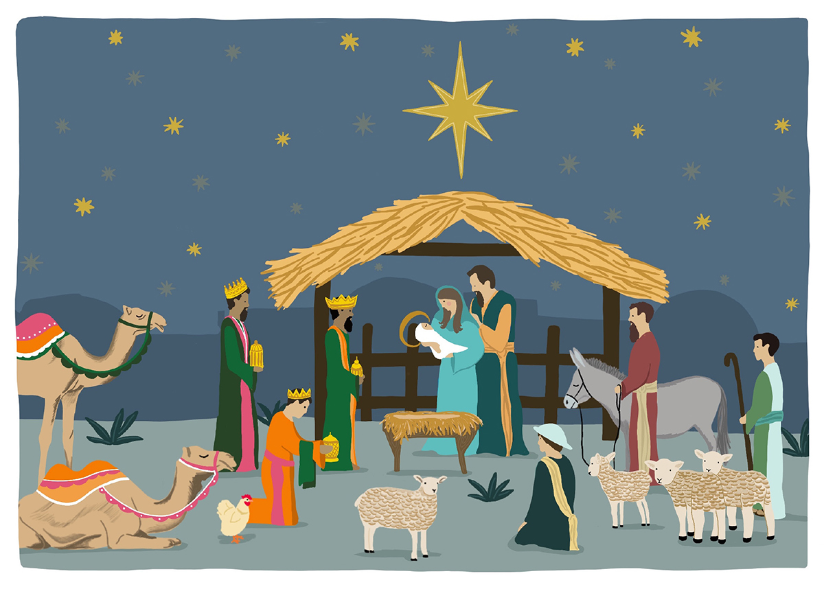 Nativity Christmas Cards, , large image number 0
