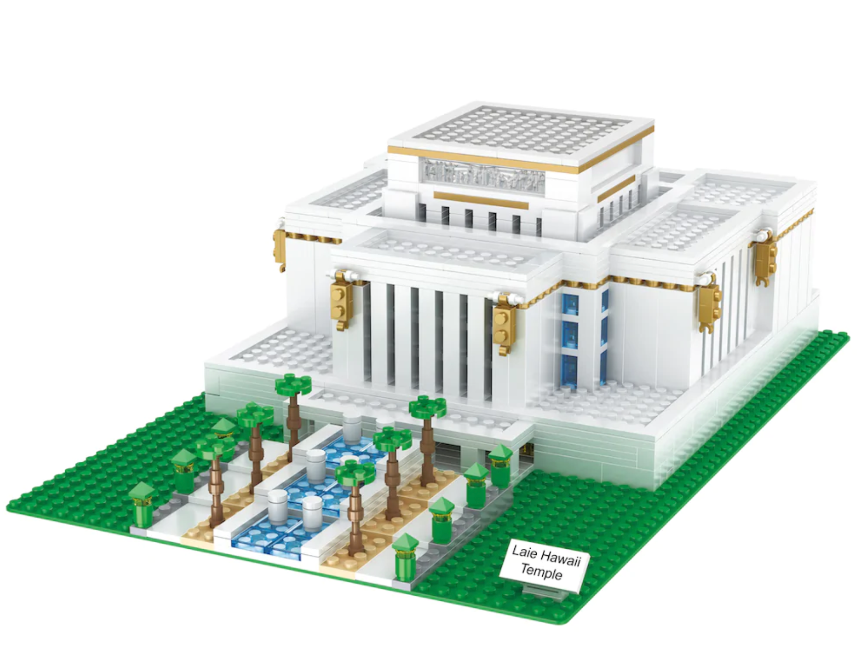 Laie Hawaii Temple Brick Set, , large image number 0