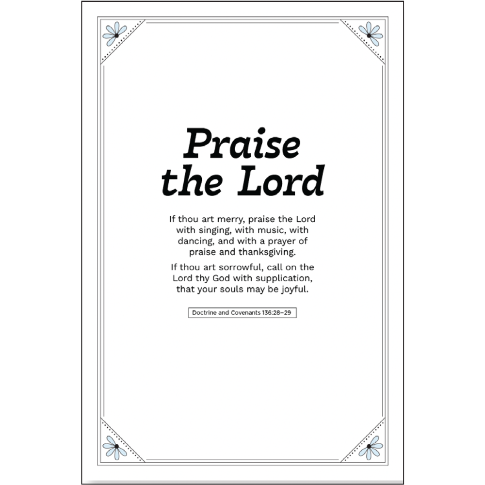 2025 Monthly Scripture Posters, Doctrine and Covenants, , large image number 3