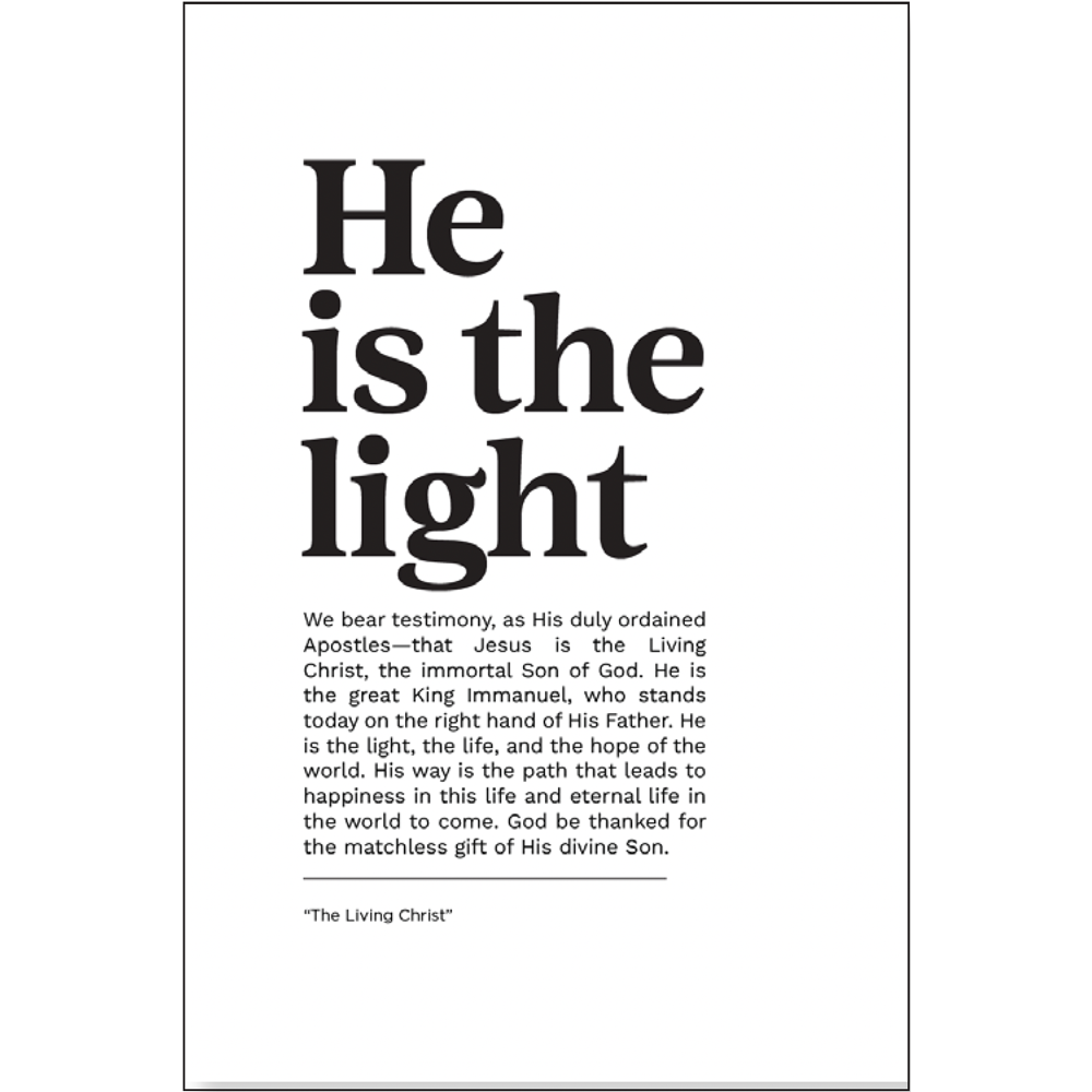 2025 Monthly Scripture Posters, Doctrine and Covenants, , large image number 2
