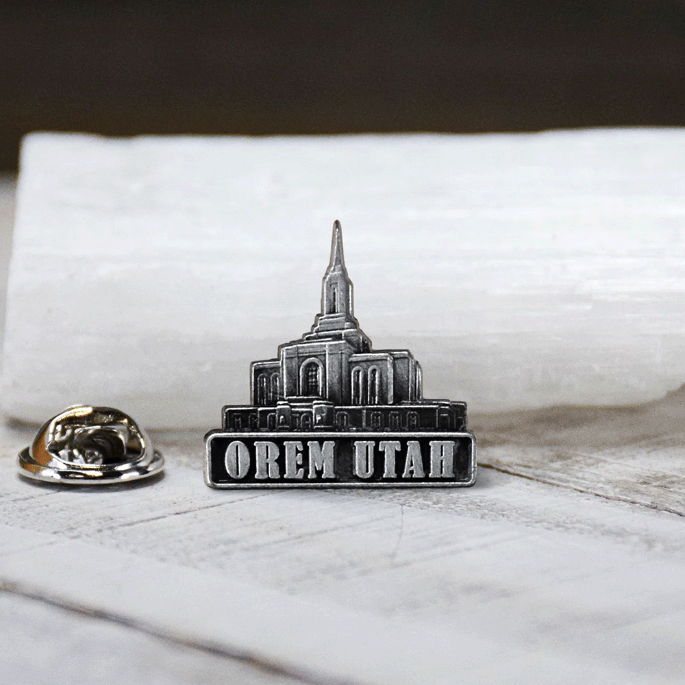 Orem Temple Pin Silver, , large