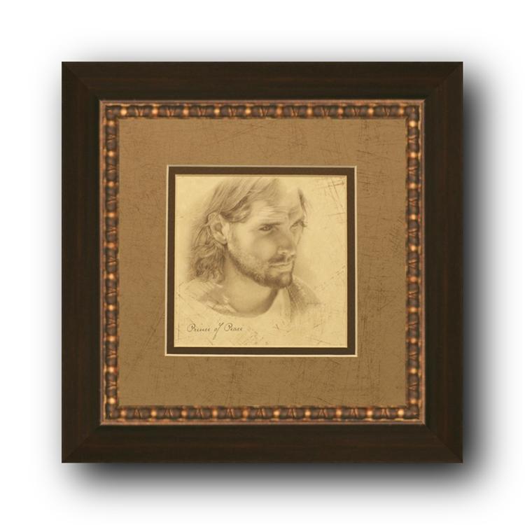 Prince of Peace Sketch (11x11 Framed Textured Print), , large image number 0