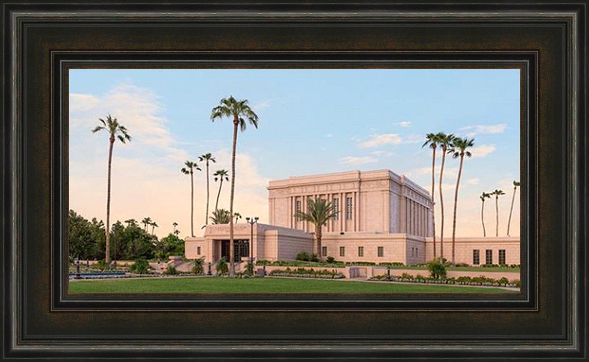 Mesa Temple Peace Be Still (22x36 Framed Art), , large image number 0