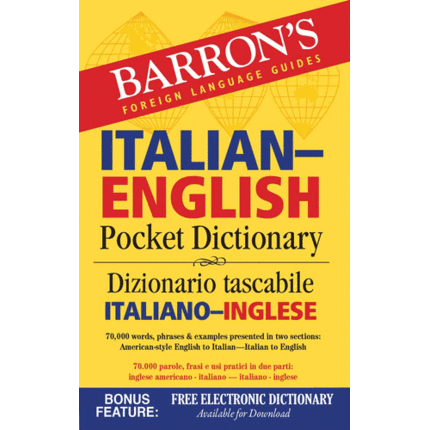 Barron's Italian-English Pocket Bilingual Dictionary: 2nd Edition, , large image number 0