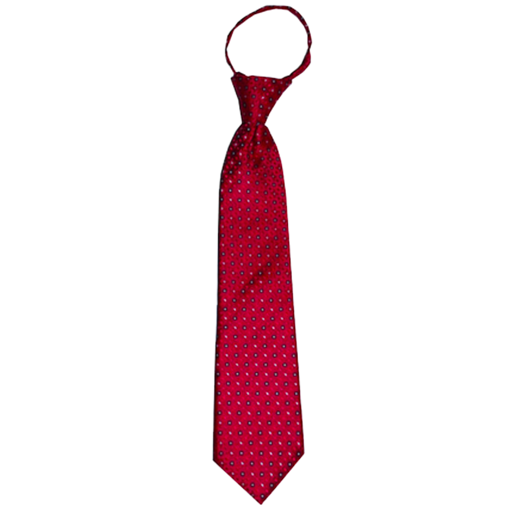 Boys' Red Zipper Necktie, , large image number 1