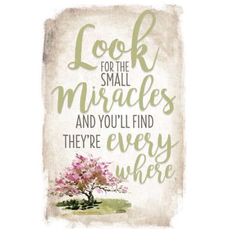 Look For the Miracles (6x9 Plaque), , large image number 0