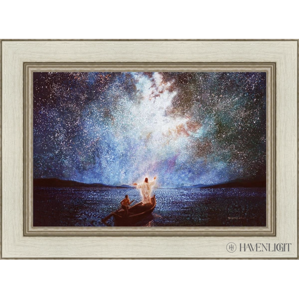Calm and Stars (22x30 Framed Art)