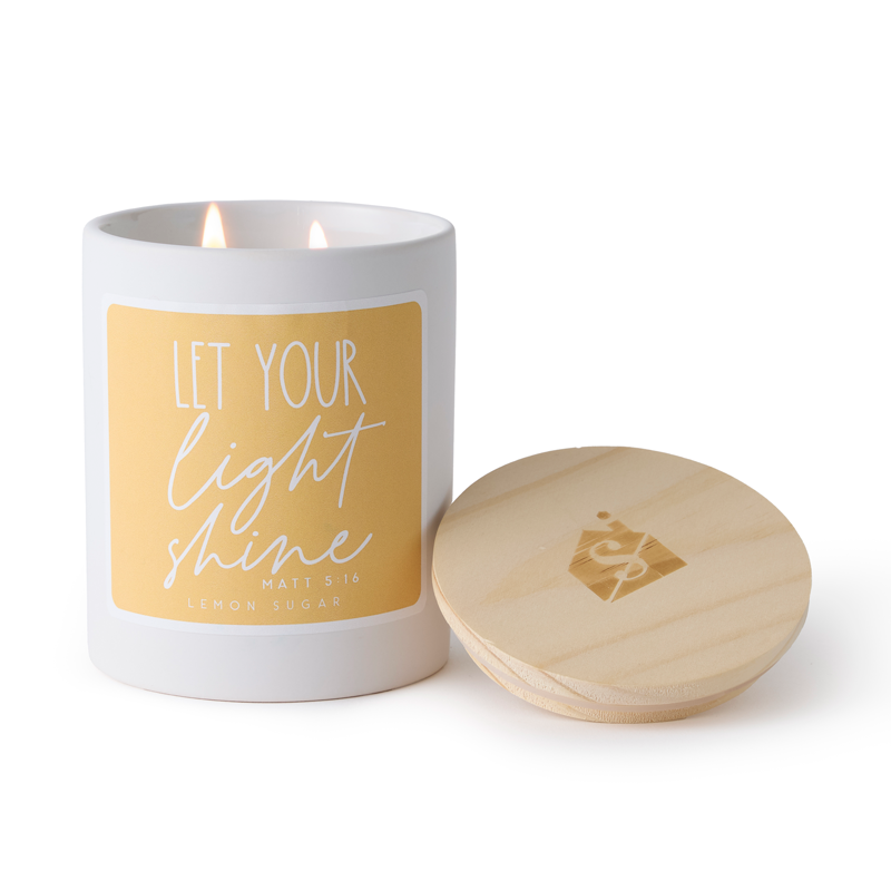 Let Your Light Shine Candle