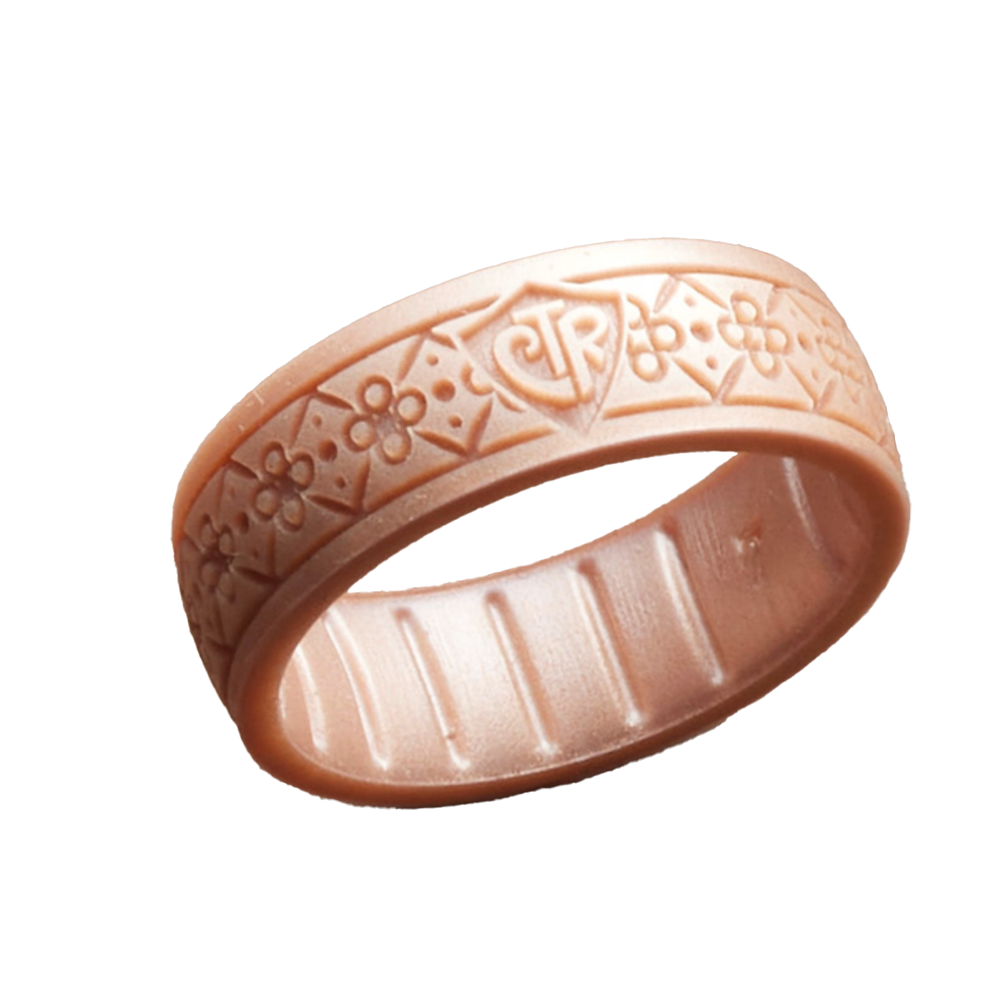 Silicone Celtic Wrap Rose Gold CTR Ring