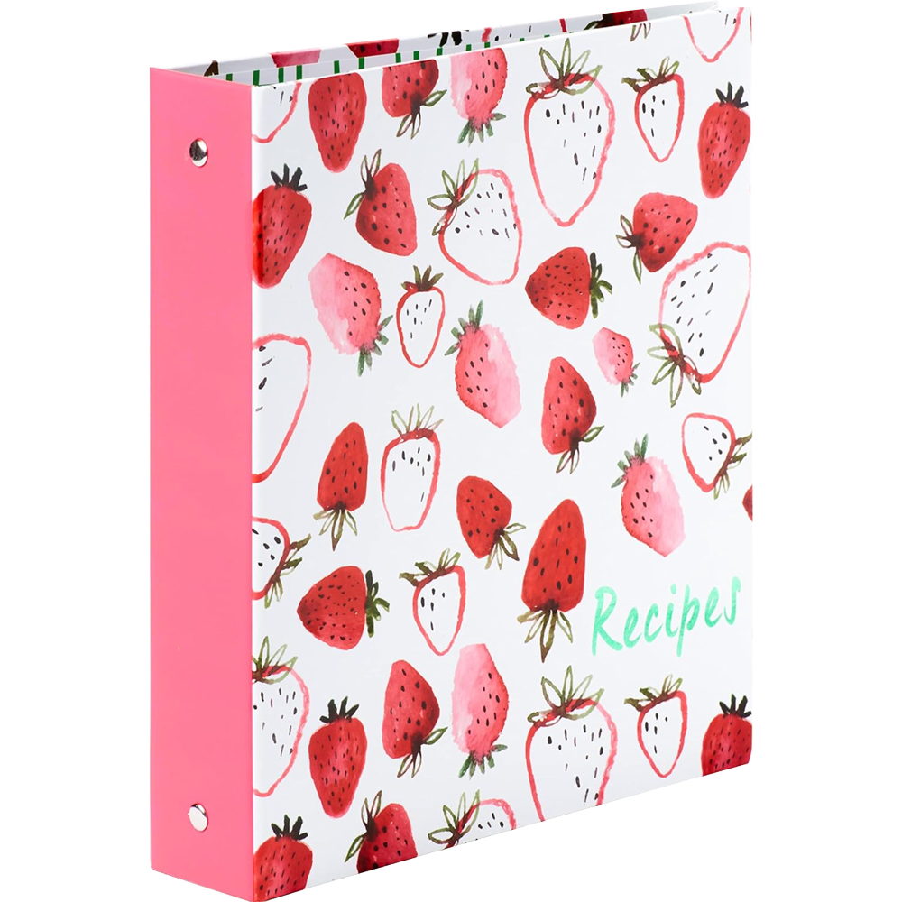 Strawberry Fields Pocket Page Recipe Book