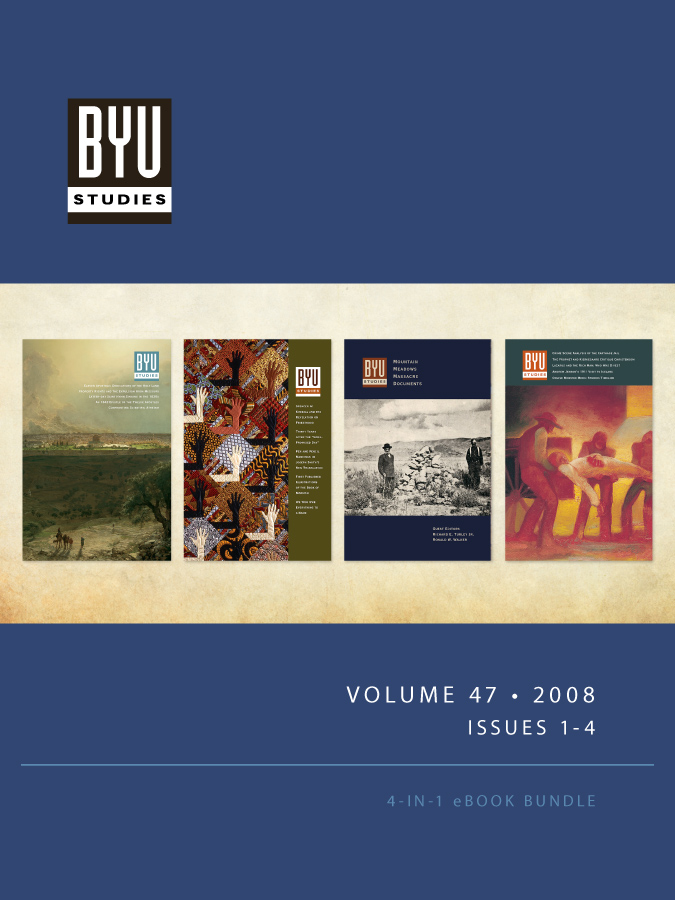 BYU Studies Vol. 47: Issues 1-4, , large image number 0