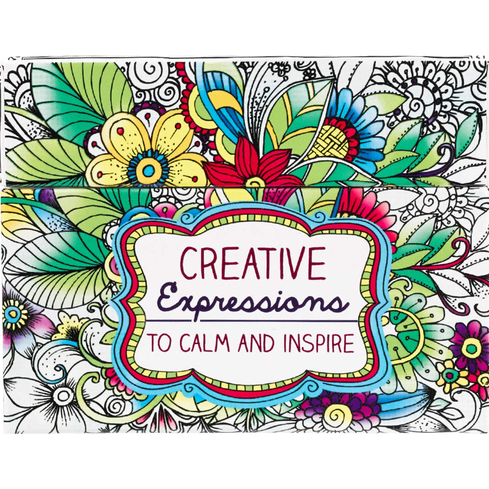 Creative Expressions to Calm and Inspire Boxed Coloring Cards, , large image number 0