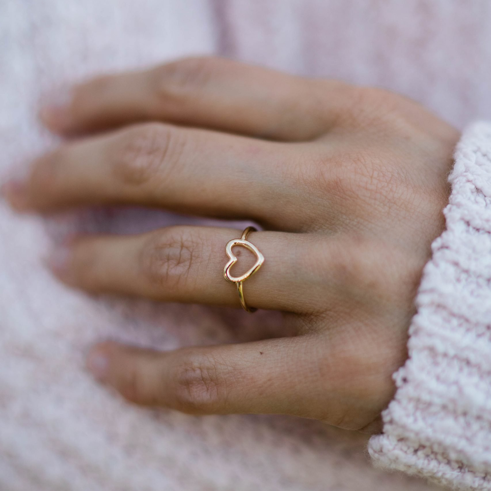 Great Work 2021 Youth Theme Adjustable Heart Ring, , large image number 2