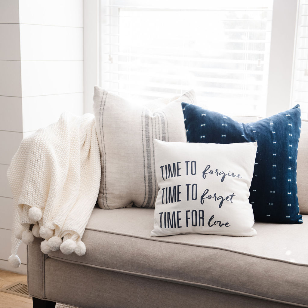 Time to Forgive, Forget, Love Pillow, , large image number 1