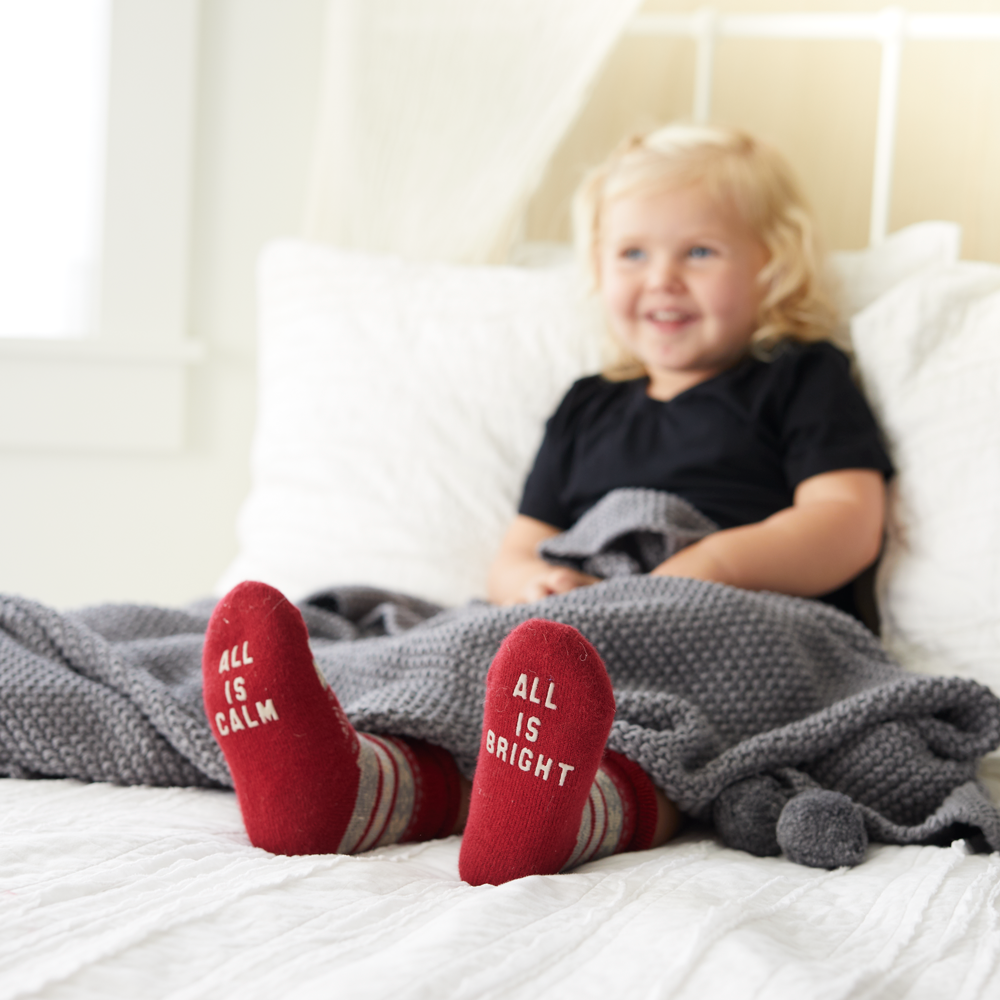 All is Calm, All is Bright Christmas Socks, , large image number 4